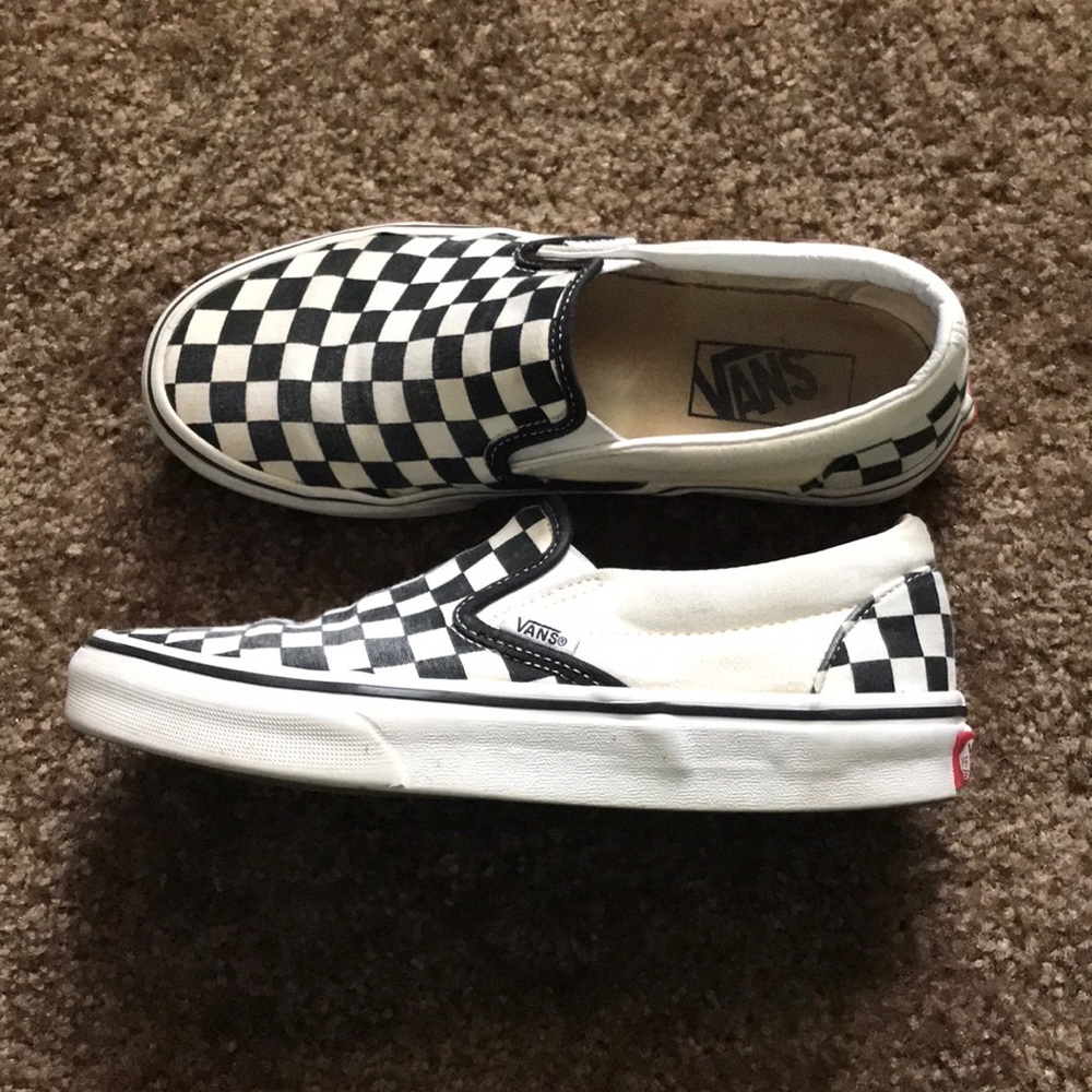 Checkered Vans, Size 6.5 Women’s, like NEW.